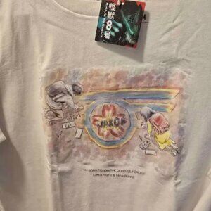 NWT Kaiju No. 8 Uniqlo White Short-Sleeve Graphic T-Shirt Sizes M-XL